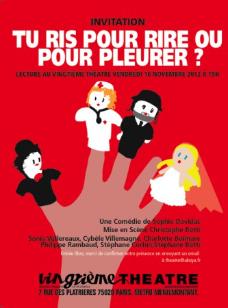 Notre belle invitation pour la lecture du 16 nov 2012
